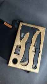 ست چاقو طبیعتگردی و ساطور دست ساز زنجان