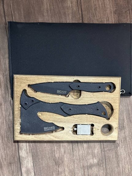 ست چاقو طبیعتگردی و ساطور دست ساز زنجان