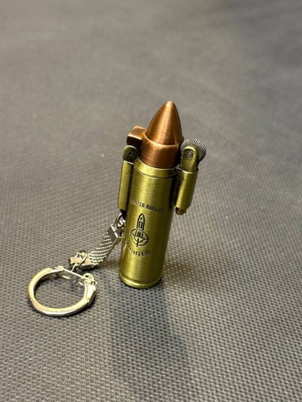 فندک کلیپری فلزی مدل فشنگ