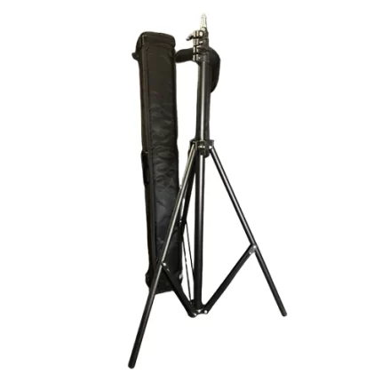 سه پایه رینگ لایت و دوربین و تراز لیزری