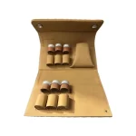 جا ادویه قابل حمل چرمی خاکی مدل پارتیزان