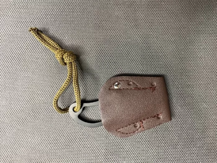 چاقو بند انگشتی قابل حمل بهمراه غلاف