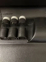 جا ادویه قابل حمل چرمی مشکی مدل پارتیزان