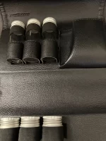 جا ادویه قابل حمل چرمی مشکی مدل پارتیزان