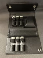 جا ادویه قابل حمل چرمی مشکی مدل پارتیزان