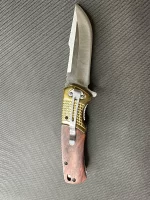 چاقو باك ضامندار مدل گلد