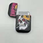 فندک طرح زیپو دورو چاپ مدل اسکلت