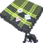 شماق، دستمال سر، اسکارف هندی رنگ سبز فسفری