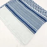 دستمال سر و شماق عربی رنگ آبی