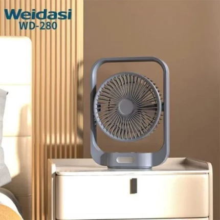 پنکه شارژی و رومیزی WEIDASI مدل WD-280