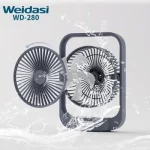 پنکه شارژی و رومیزی WEIDASI مدل WD-280