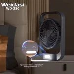 پنکه شارژی و رومیزی WEIDASI مدل WD-280