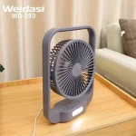 پنکه شارژی و رومیزی WEIDASI مدل WD-280