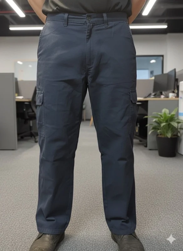 شلوار شیش جیب Dickies سرمه ای مدل بگ