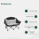 صندلی کمپینگ گرین لاین دونفره مدل Green Lion