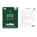 باتری نیم قلمی قابل شارژ گرین لاین مدل GNRGBAAA - تصویر 2