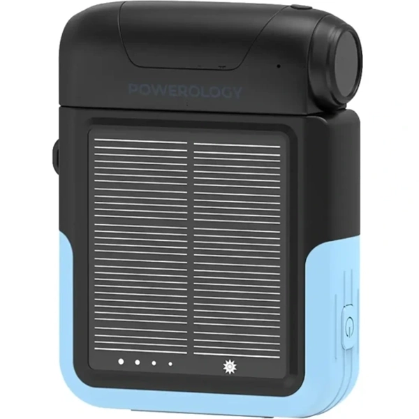 پاوربانک سولار 10000 میلی آمپر پاورولوژی مدل SOLARMAX 