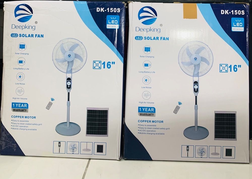 پنکه ایستاده خورشیدی مدل dk-150s