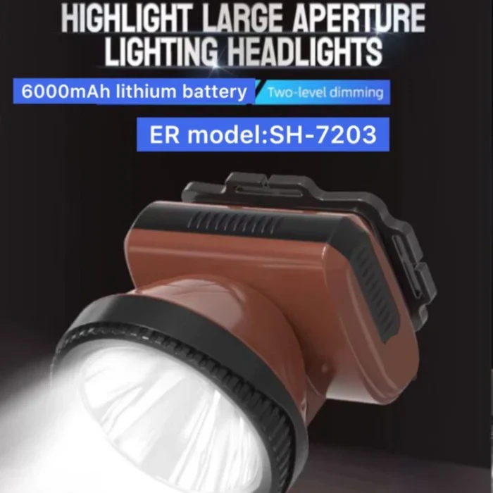 چراغ پیشانی ای آر مدل SH-7203 با نور مهتابی