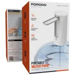 پمپ آب شارژی پرودو مدل Porodo Lifestyle Portable Water Pump PD-LFWD5W-WH | نمایشگر LED و کنترل لمسی - تصویر 2