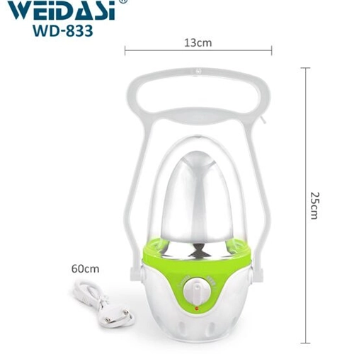 قیمت فانوس شارژی برند ویداسی مدل wd-833-پارتیزانکو