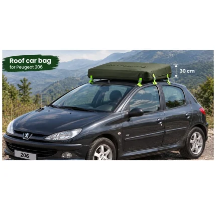 باکس برزنتی سقفی خودرو 206 Roof Car Bag
