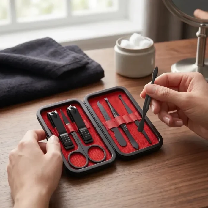 ست 7 عددی مانیکور گرین لاین Green Lion Manicure Set GN7IN1MANBK