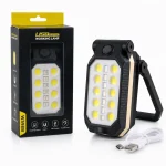 چراغ شارژی مگنتی دوکاره USB مدل W598B